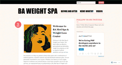 Desktop Screenshot of baweightspa.wordpress.com