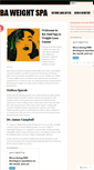 Mobile Screenshot of baweightspa.wordpress.com