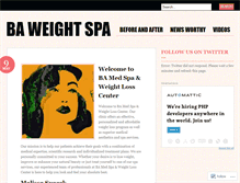 Tablet Screenshot of baweightspa.wordpress.com