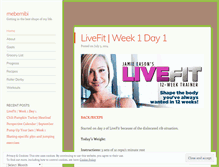 Tablet Screenshot of mebemibi.wordpress.com
