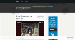 Desktop Screenshot of gloriousprospect.wordpress.com