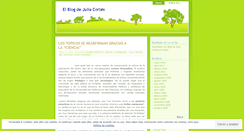 Desktop Screenshot of juliacortes.wordpress.com