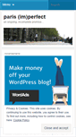 Mobile Screenshot of parisimperfect.wordpress.com