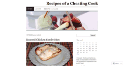 Desktop Screenshot of cheatingcook.wordpress.com