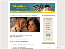 Tablet Screenshot of bollycorner.wordpress.com