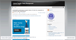 Desktop Screenshot of globalscmanagement.wordpress.com