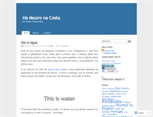Tablet Screenshot of mouronacosta.wordpress.com