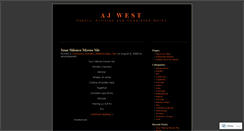 Desktop Screenshot of amandajwest.wordpress.com