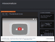 Tablet Screenshot of mixxxomatoze.wordpress.com