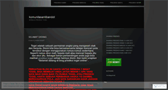 Desktop Screenshot of komunitasantibandot.wordpress.com