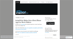 Desktop Screenshot of filterapps.wordpress.com