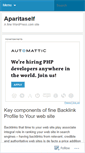 Mobile Screenshot of aparitaself.wordpress.com
