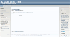 Desktop Screenshot of jwiersma.wordpress.com