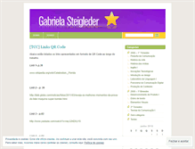 Tablet Screenshot of gabrielasteigleder.wordpress.com