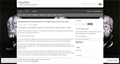 Desktop Screenshot of cpshaw.wordpress.com