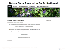 Tablet Screenshot of naturalburialassociationpnw.wordpress.com