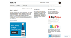 Desktop Screenshot of debute.wordpress.com