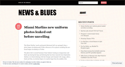 Desktop Screenshot of newsnblues.wordpress.com