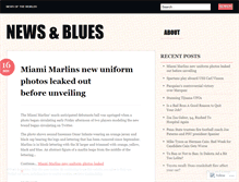 Tablet Screenshot of newsnblues.wordpress.com