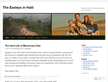 Tablet Screenshot of easleysinhaiti.wordpress.com