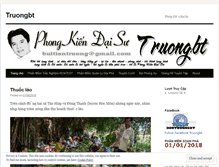Tablet Screenshot of dontruongbt.wordpress.com