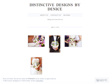 Tablet Screenshot of distinctivedesignsbydenice.wordpress.com