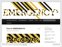 Tablet Screenshot of emergency5.wordpress.com