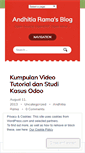 Mobile Screenshot of andhitiarama.wordpress.com