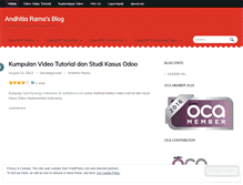 Tablet Screenshot of andhitiarama.wordpress.com