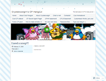 Tablet Screenshot of crystalcoolgirl.wordpress.com