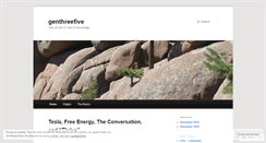 Desktop Screenshot of genthreefive.wordpress.com