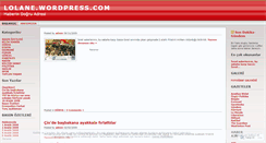 Desktop Screenshot of lolane.wordpress.com