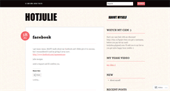Desktop Screenshot of hotjulie.wordpress.com