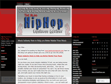 Tablet Screenshot of hiphopbusinessadvisor.wordpress.com