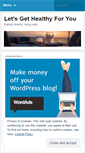 Mobile Screenshot of letsgethealthy4you.wordpress.com