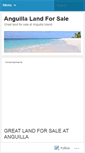 Mobile Screenshot of anguillalandforsale.wordpress.com