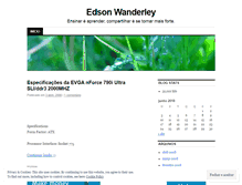 Tablet Screenshot of edsonw.wordpress.com