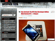 Tablet Screenshot of deciphertech.wordpress.com