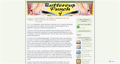 Desktop Screenshot of buttercuppunch.wordpress.com