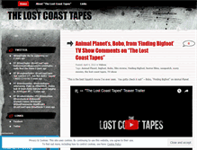Tablet Screenshot of lostcoasttapes.wordpress.com