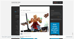 Desktop Screenshot of insomniactoys.wordpress.com