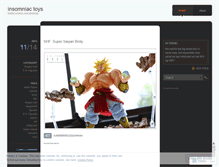 Tablet Screenshot of insomniactoys.wordpress.com