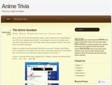 Tablet Screenshot of animetrivia.wordpress.com