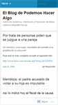 Mobile Screenshot of podemoshaceralgo.wordpress.com