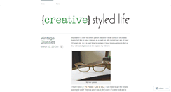 Desktop Screenshot of creativestyledlife.wordpress.com