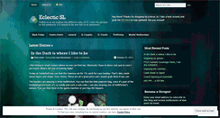 Desktop Screenshot of eclecticsl.wordpress.com