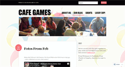 Desktop Screenshot of cafegames.wordpress.com