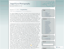 Tablet Screenshot of angeleyesphoto.wordpress.com