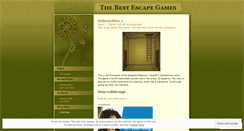 Desktop Screenshot of escapeflashgames.wordpress.com