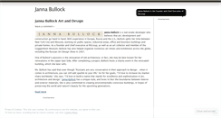 Desktop Screenshot of jannabullock.wordpress.com